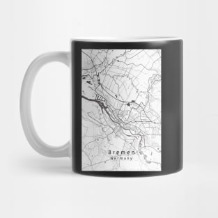 Bremen Germany City Map Mug